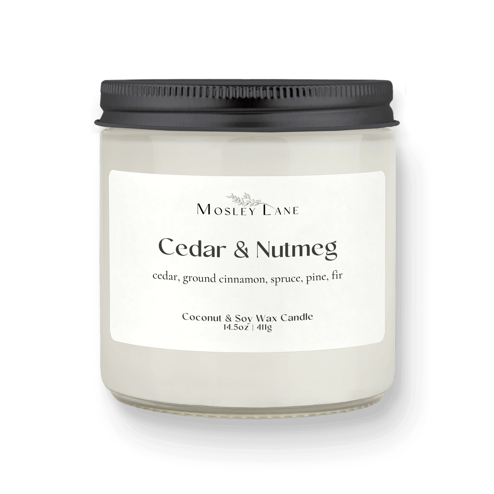 Cedar + Nutmeg · Studio · Coconut & Soy Candle