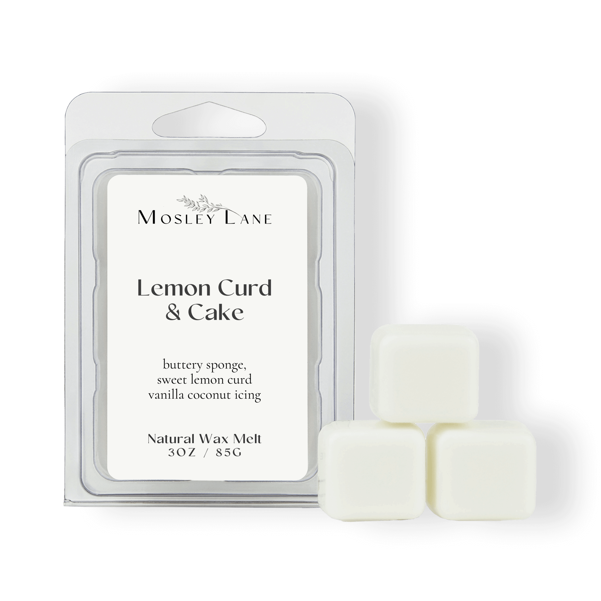 Lemon Curd & Cake · Coconut & Soy Brick Melt