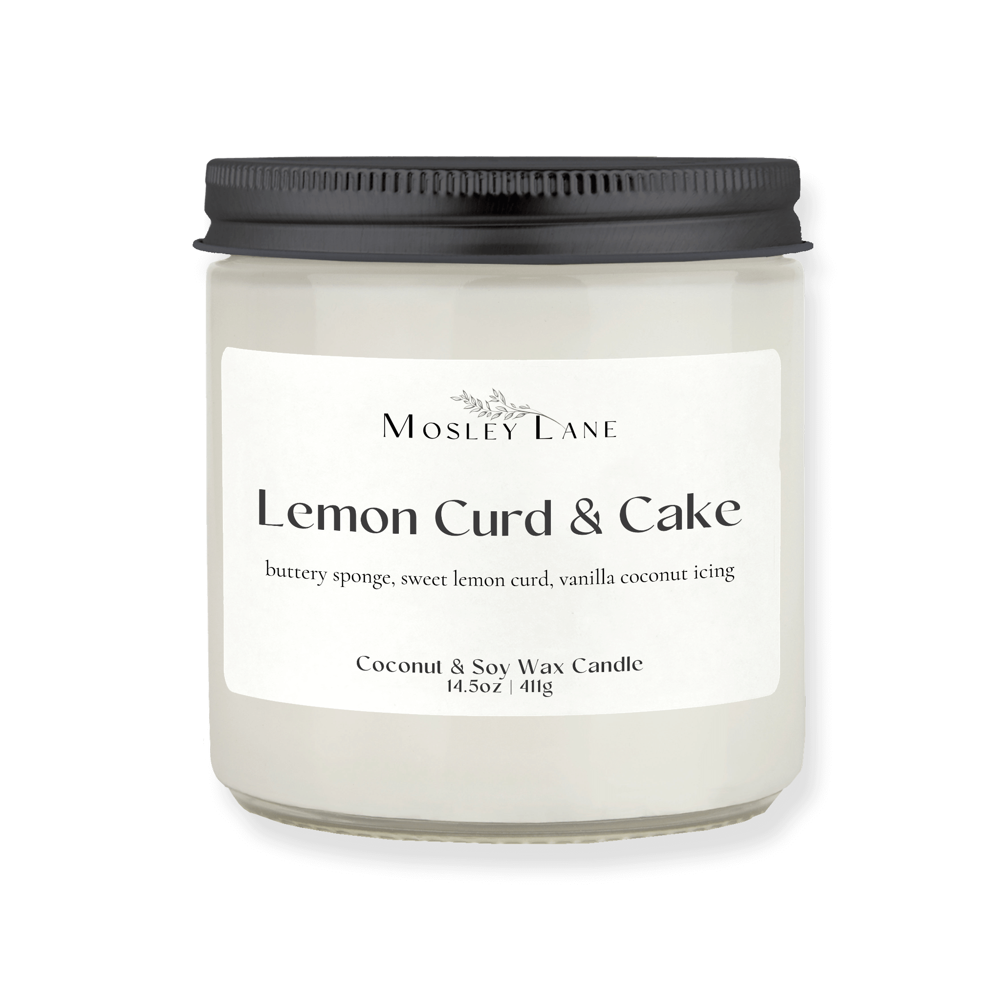 Lemon Curd & Cake · Studio · Coconut & Soy Candle