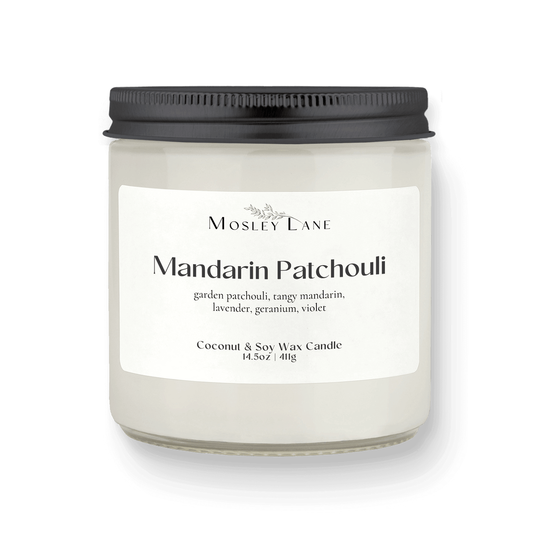 Mandarin Patchouli · Studio · Coconut & Soy Candle