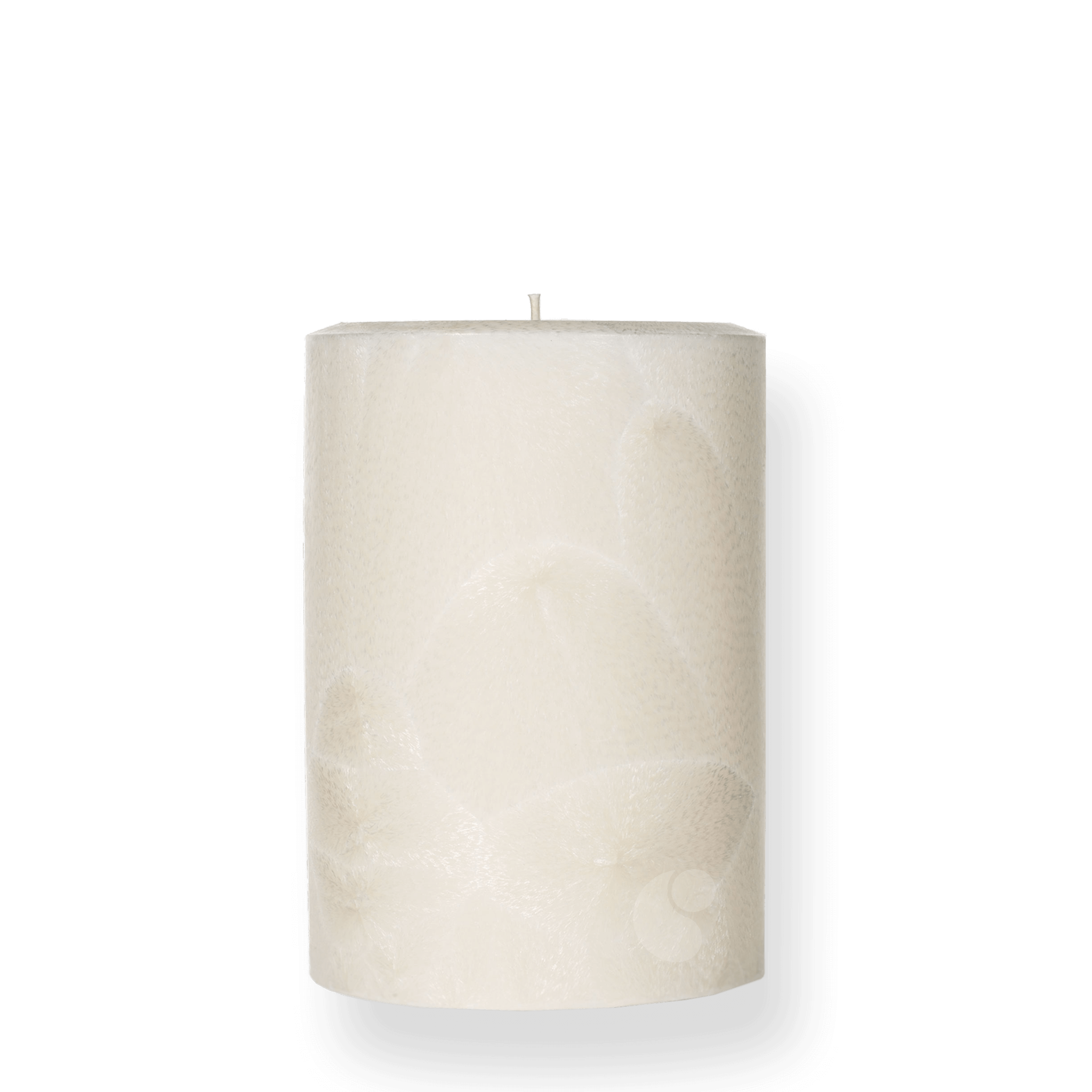 3&quot; x 4&quot; - Palm Pillar Candle - Natural Wax Pillar - 16oz