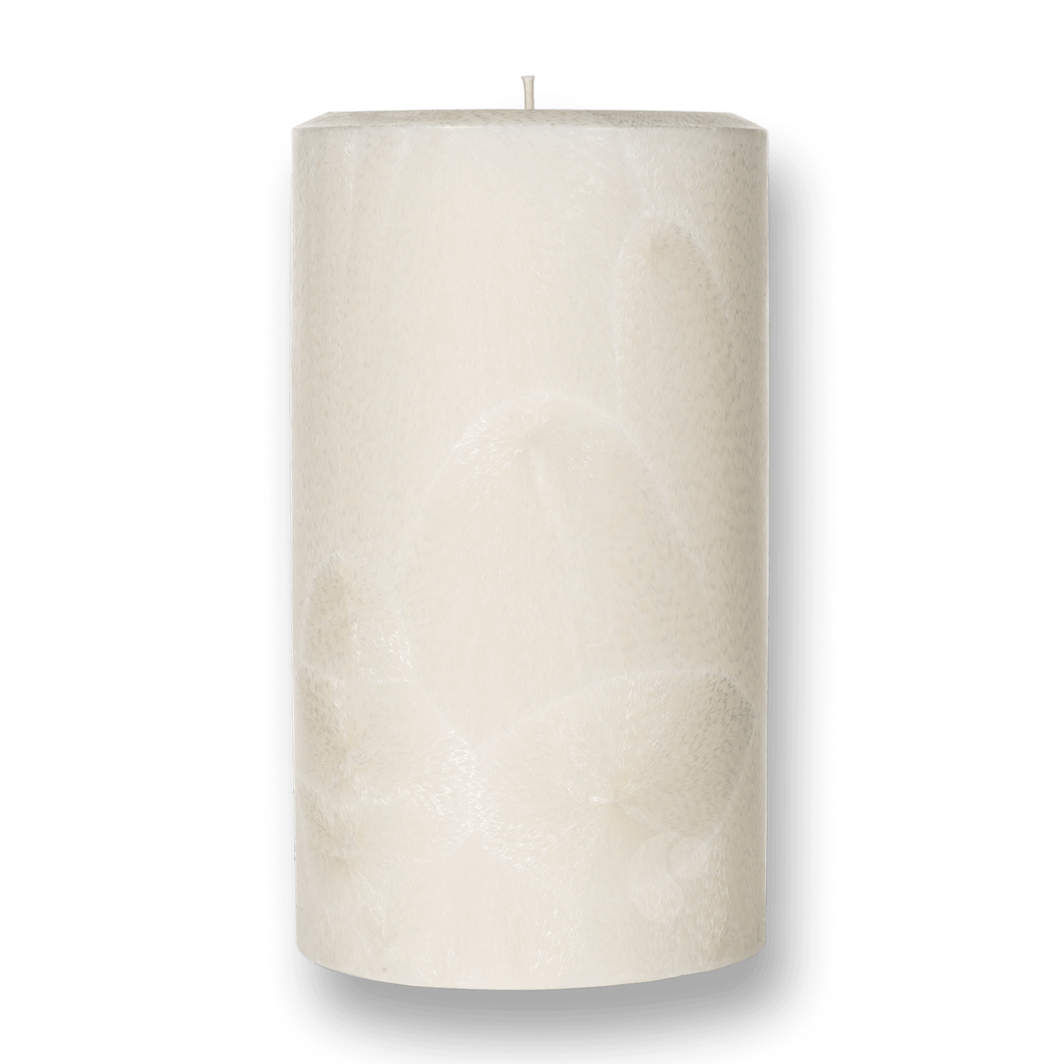 3&quot; x 6&quot; - Palm Pillar Candle - Natural Wax Pillar - 22oz