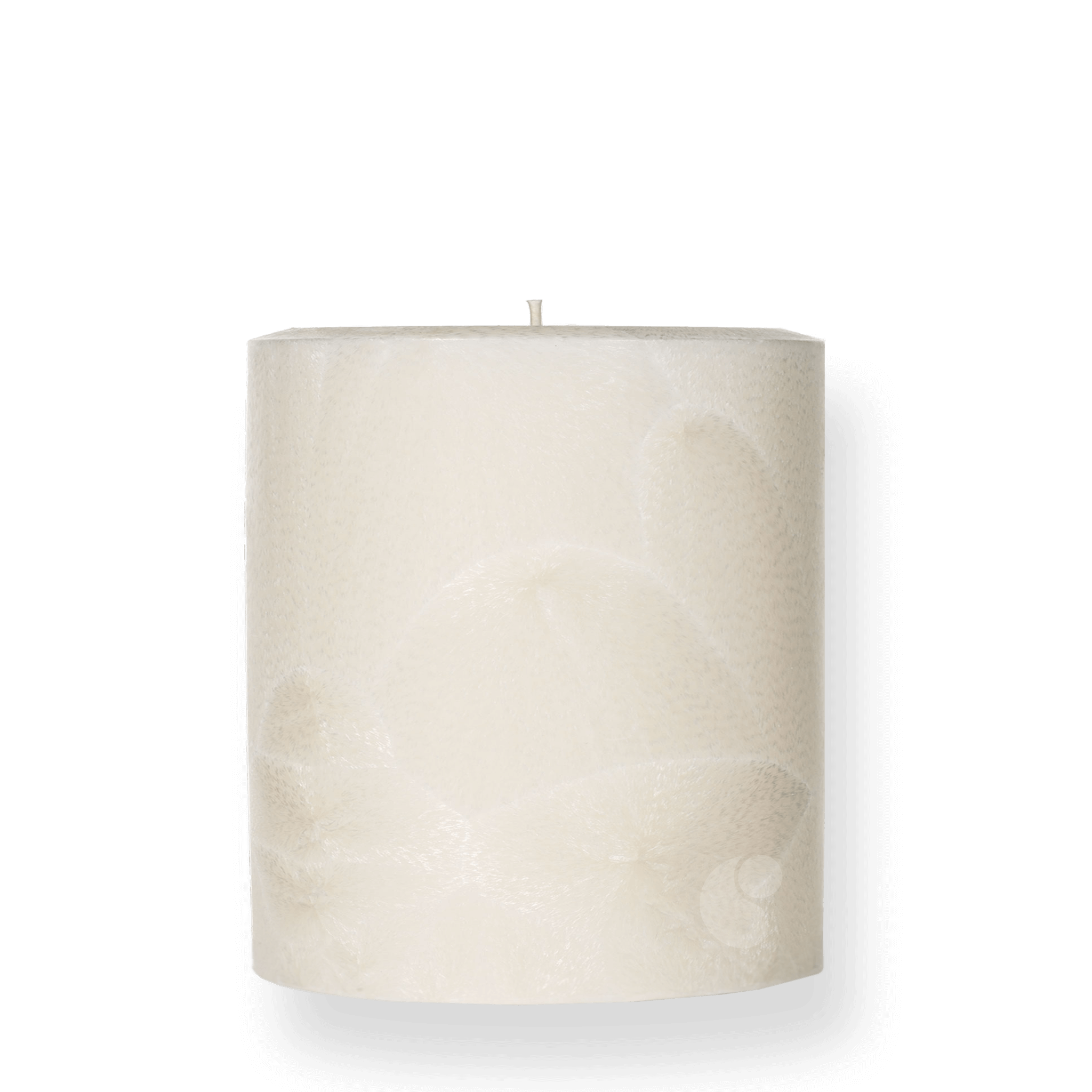 4&quot; x 4&quot; - Palm Pillar Candle - Natural Wax Pillar - 26oz