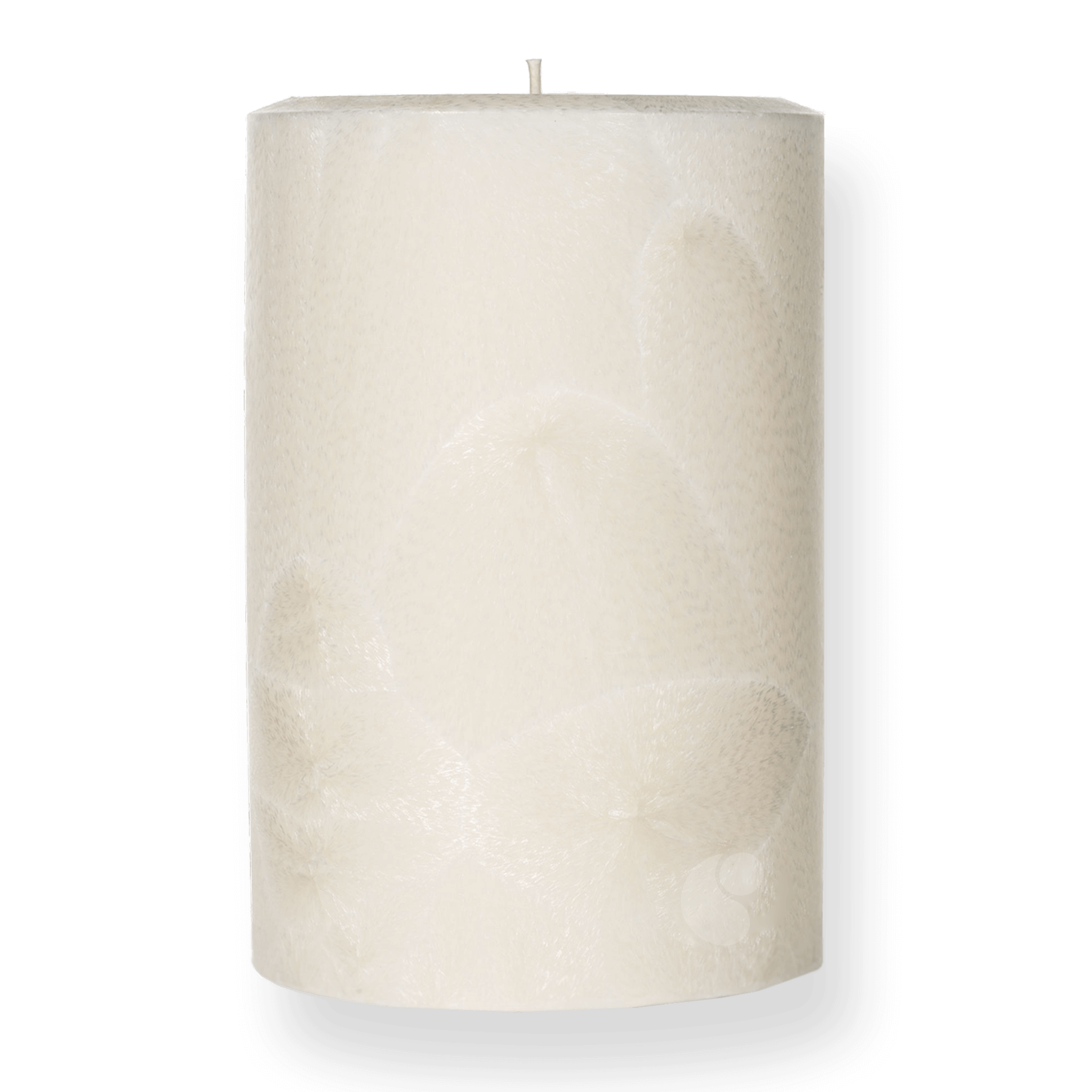 4&quot; x 6&quot; - Palm Pillar Candle - Natural Wax Pillar - 38oz