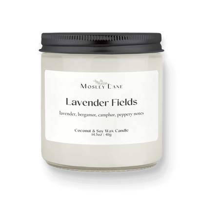 Lavender Fields · Studio · Coconut &amp; Soy Candle
