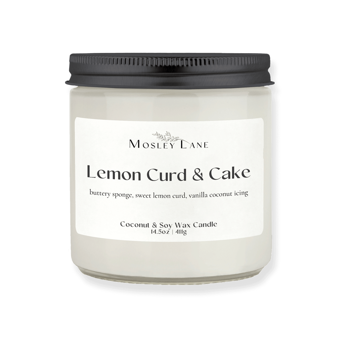 Lemon Curd & Cake · Studio · Coconut & Soy Candle