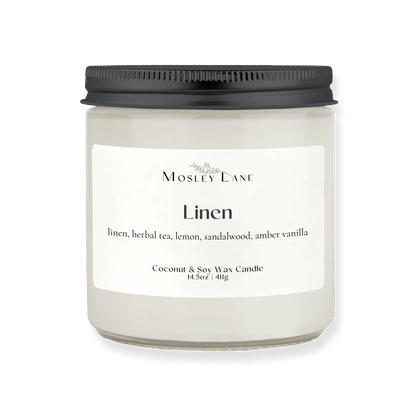 Linen · Studio · Coconut &amp; Soy Candle