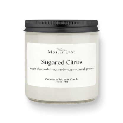 Sugared Citrus · Studio · Coconut &amp; Soy Candle