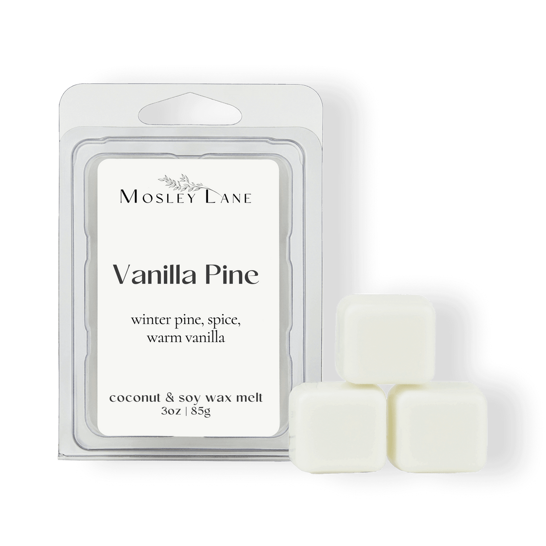 Vanilla Pine · Coconut & Soy Brick Melt