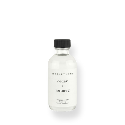 Cedar + Nutmeg · Fragrance Oil