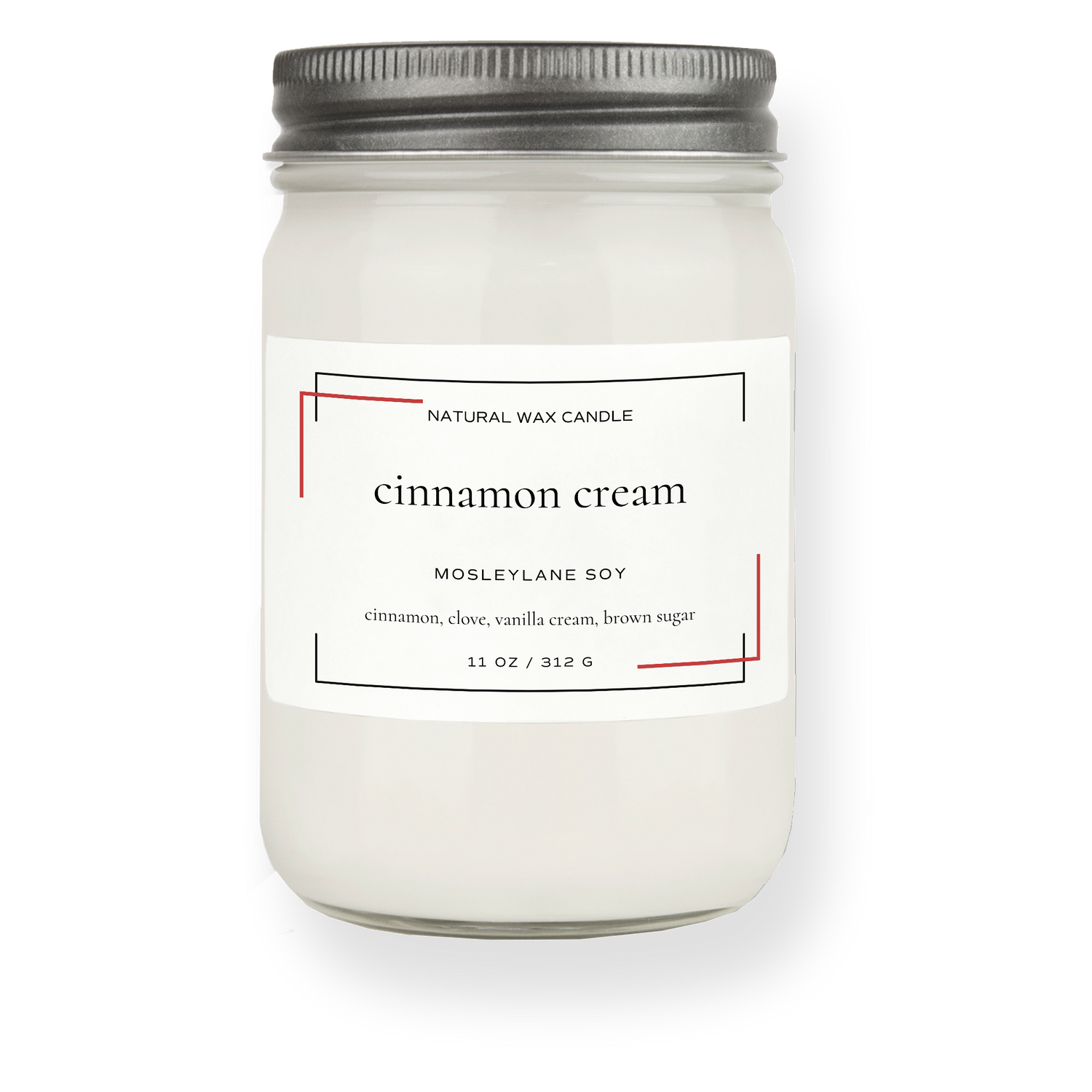 Cinnamon Cream · Mason Soy Candle