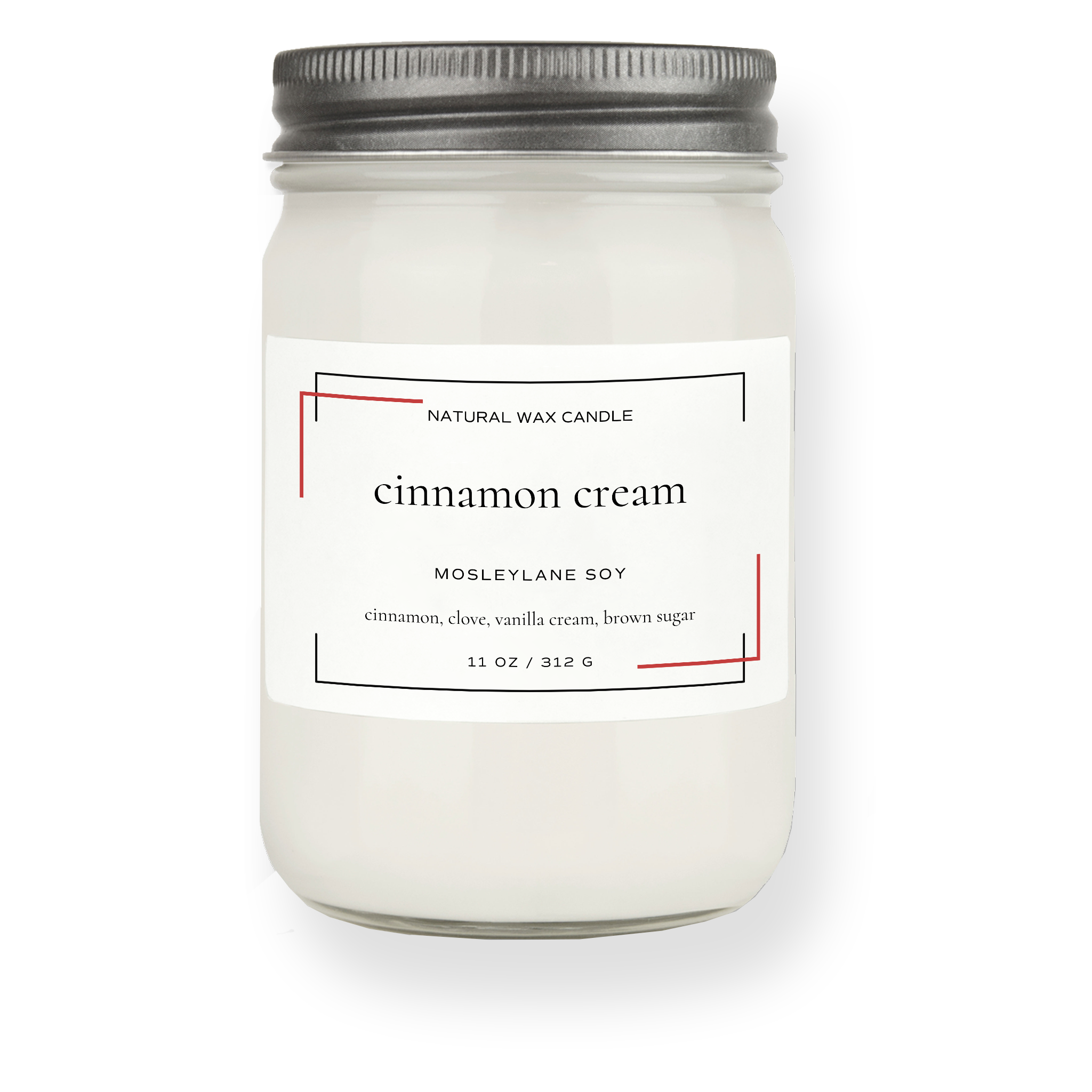 Cinnamon Cream · Mason Soy Candle