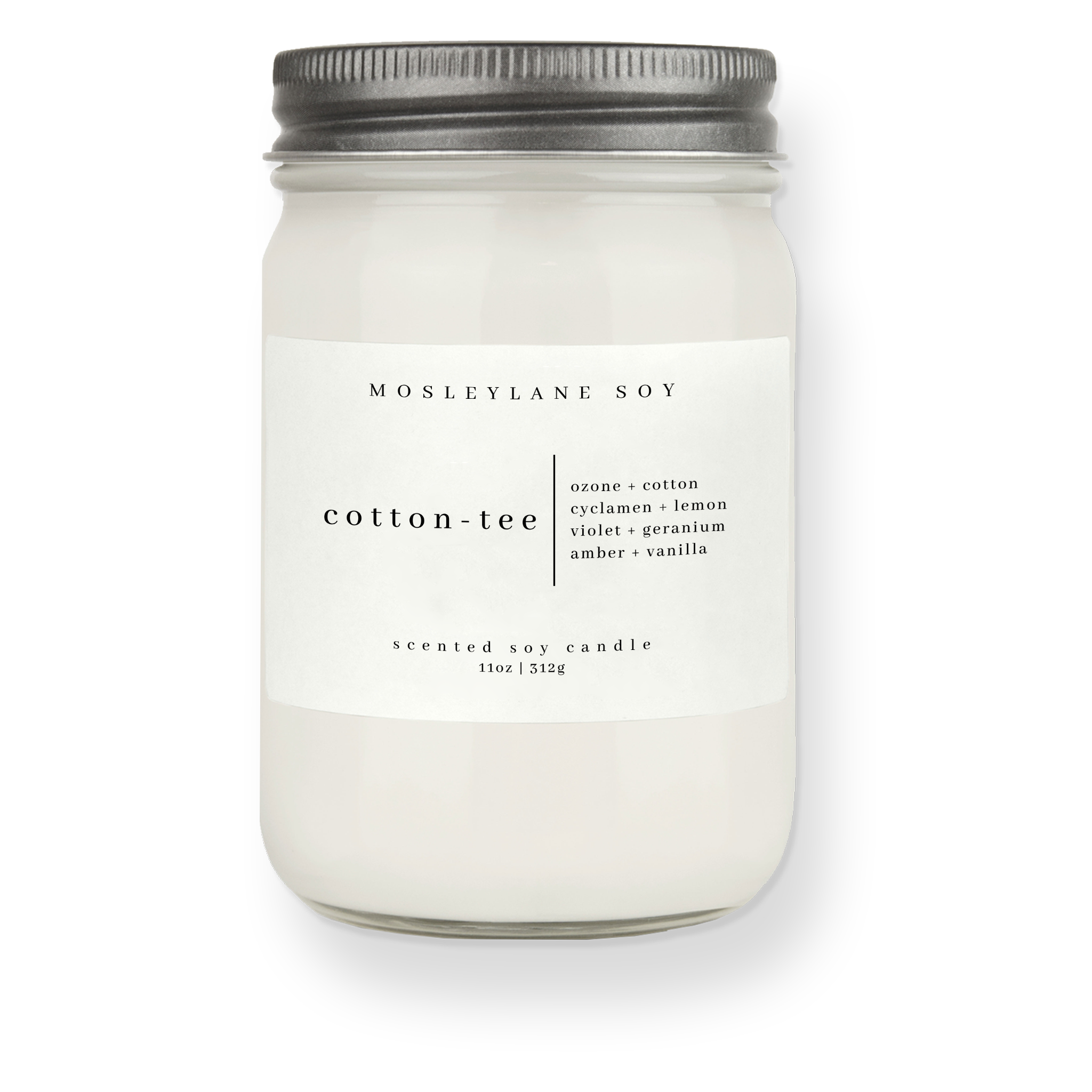 Cotton-Tee · Mason Soy Candle