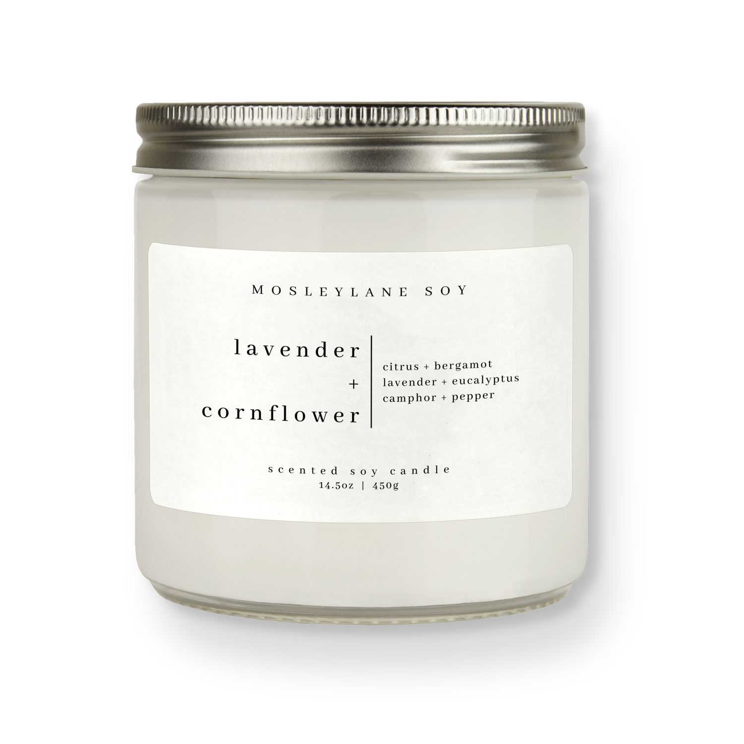 Lavender + Cornflower · Studio Soy Candle