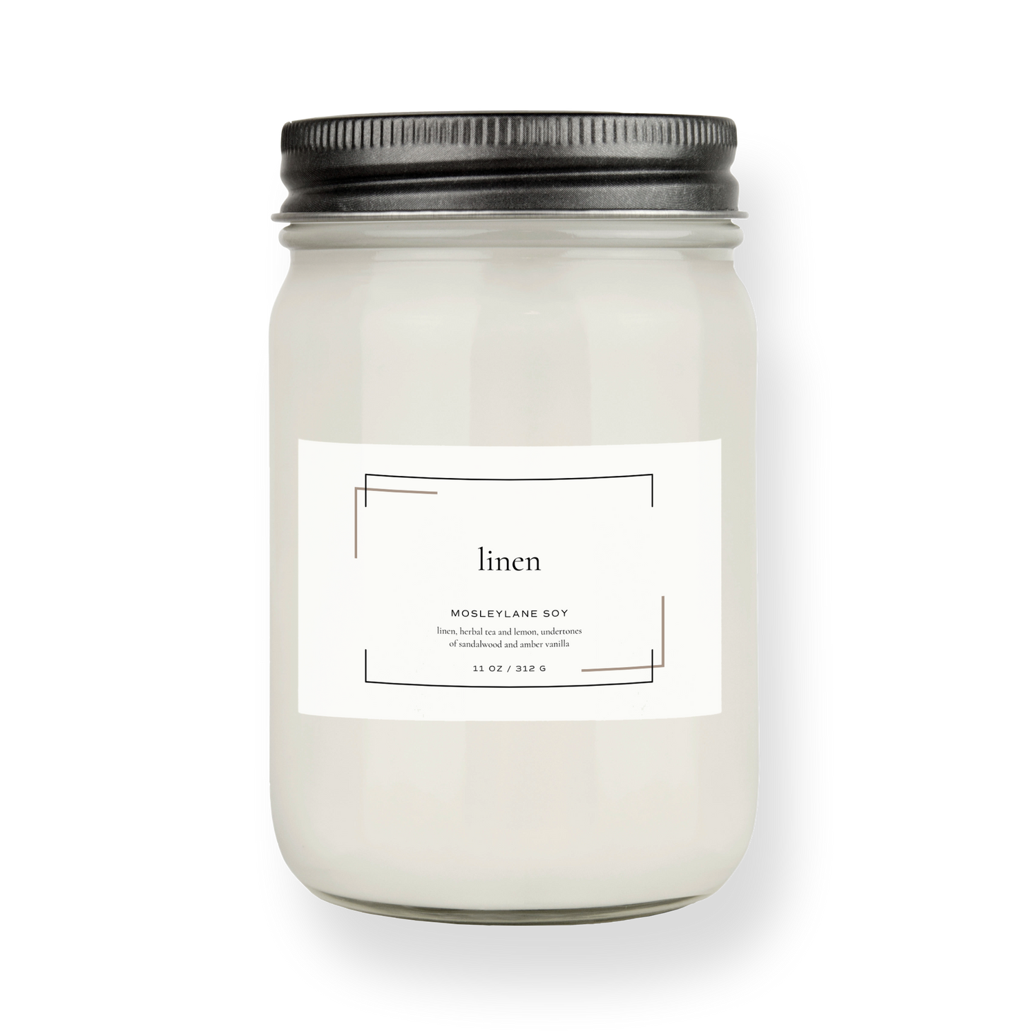 Linen · Mason Soy Candle