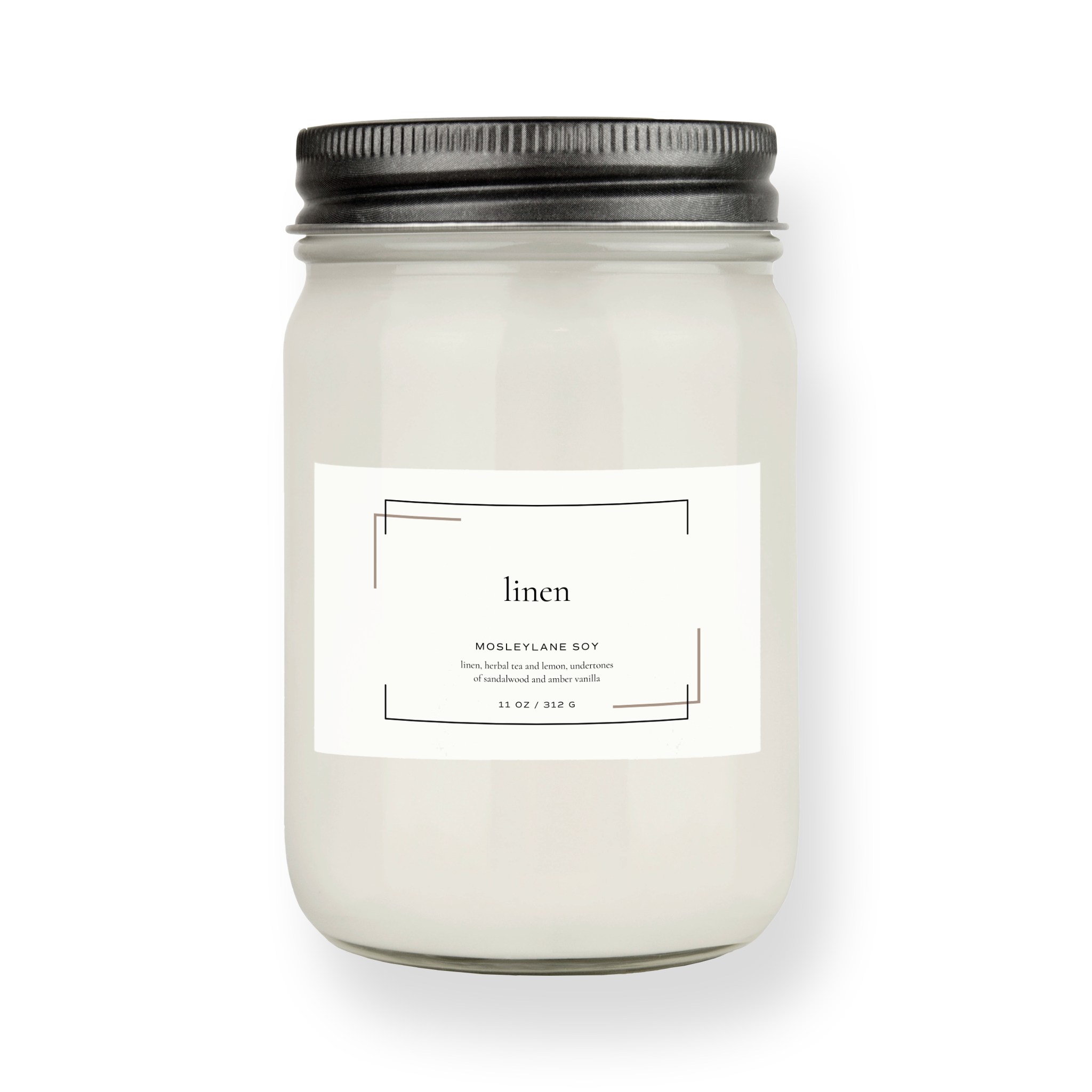 Linen · Mason Soy Candle