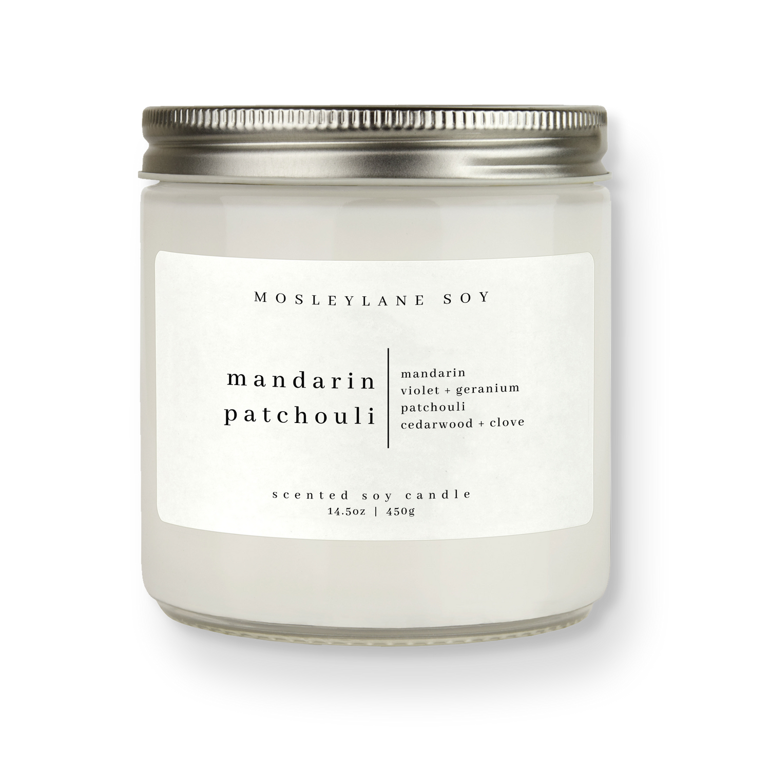 Mandarin Patchouli · Studio Soy Candle