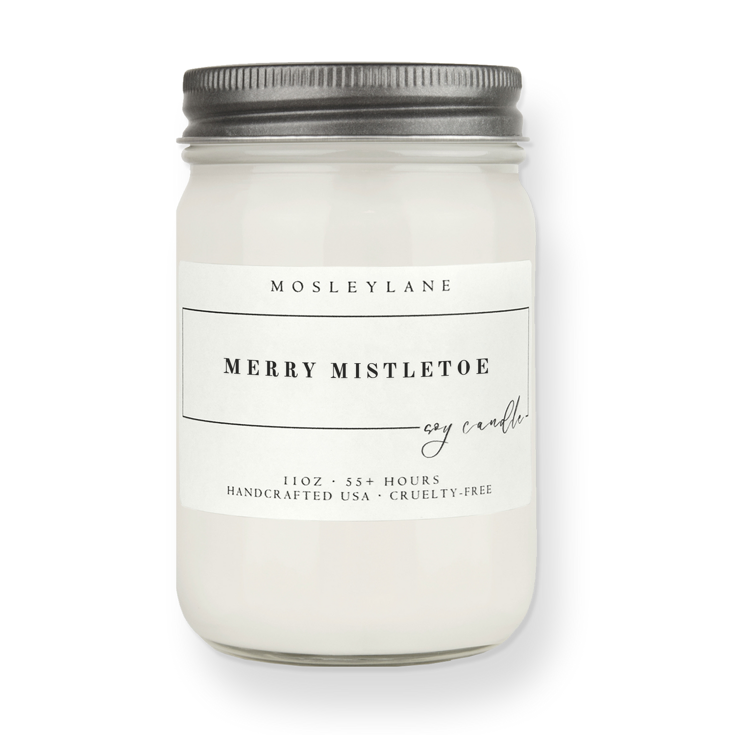Merry Mistletoe · Mason Soy Candle