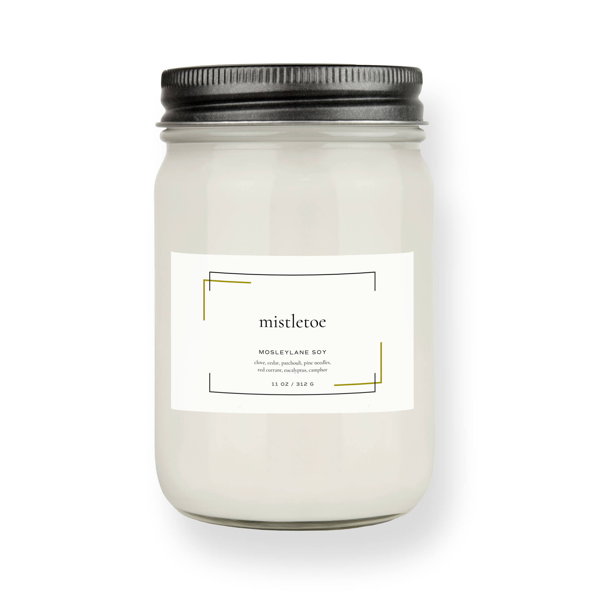 Mistletoe · Mason Soy Candle