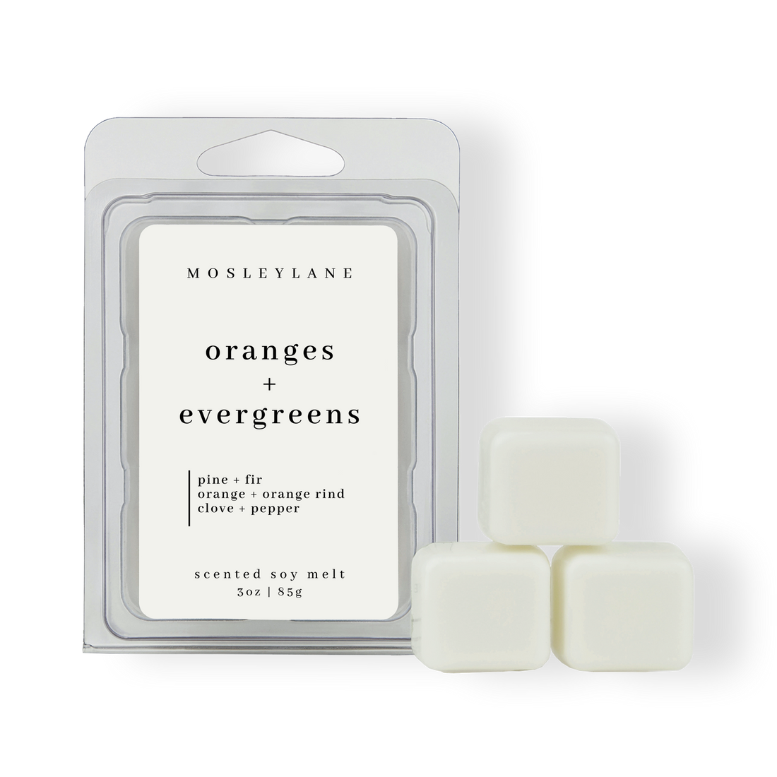 Oranges + Evergreens · Soy Melt