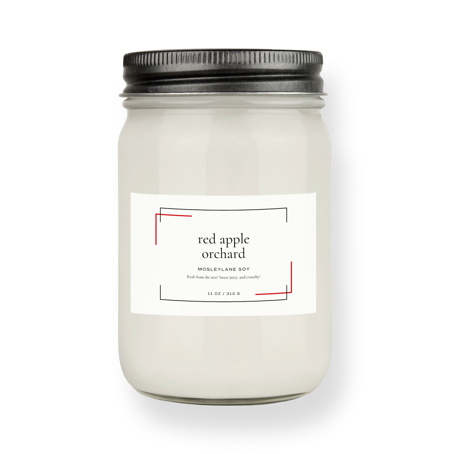 Red Apple Orchard · Mason Soy Candle