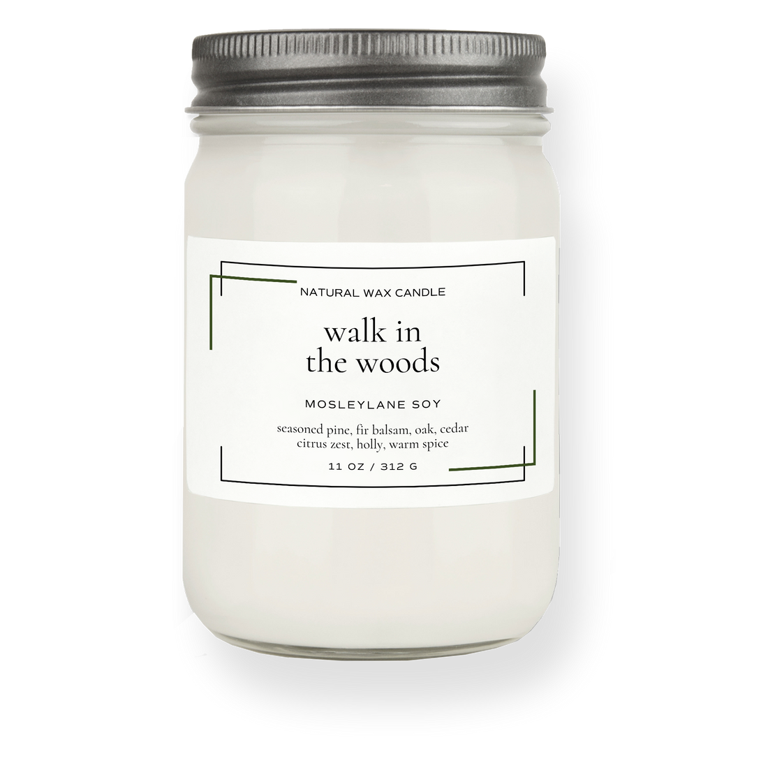 Walk in the Woods · Mason Soy Candle